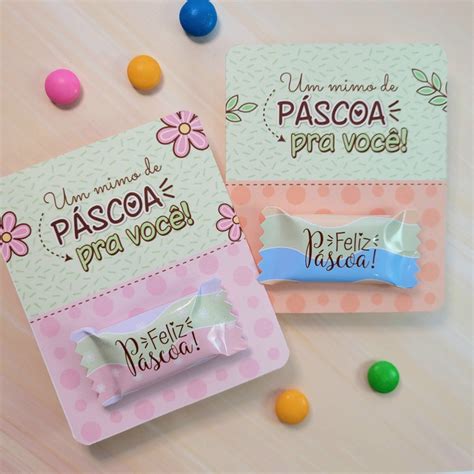 Card Páscoa Personalizado Balinha Elo7 Produtos Especiais