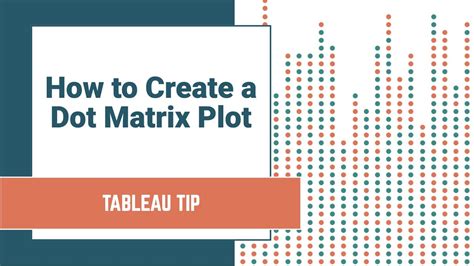 How To Create A Dot Matrix Plot Youtube