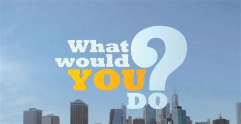 What Would You Do? TV Show on ABC (Cancelled or Renewed?) - canceled TV ...