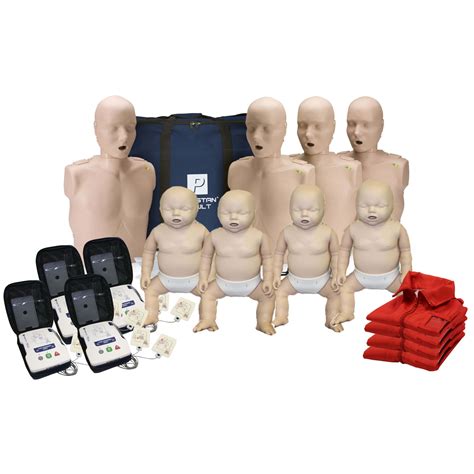 CPR Manikin Kit Adult Infant With AED Ultratrainers