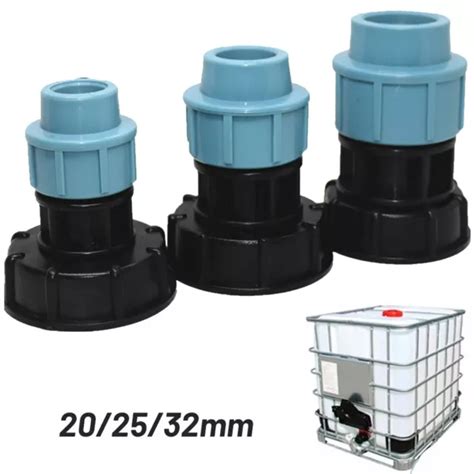 RACCORD DE R SERVOIR IBC S60X6 Vers Sortie Droite 20 Mm 25 Mm 32 Mm