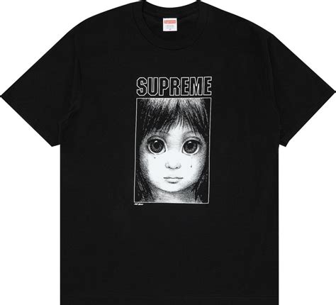 Buy Supreme Margaret Keane Teardrop Tee Black Ss24t13 Black Goat