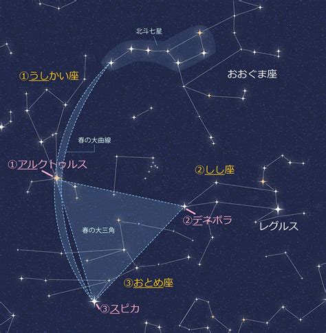 春夏冬の大三角 星座と星の名前の覚え方 横浜の学習塾 国大Qゼミ