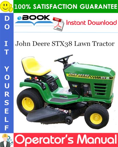 John Deere Stx38 Lawn Tractor Operators Manual Serial No210001 Pdf Download