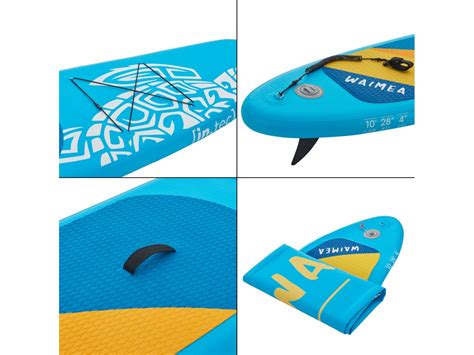 Prancha De Stand Up Paddle In Tec Pvc Azul X X Cm