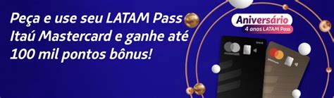 Pe A O Seu Cart O Latam Pass Ita E Ganhe At Pontos B Nus