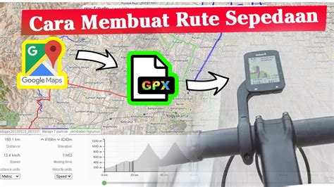 Cara Membuat Rute Sepeda Google Map Gmap To GPX Untuk Bike Comp