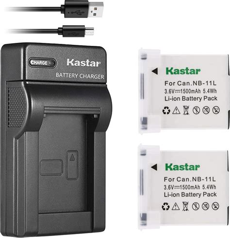 Buy Kastar Camera Batteries X With Slim Usb Charger For Canon Nb L