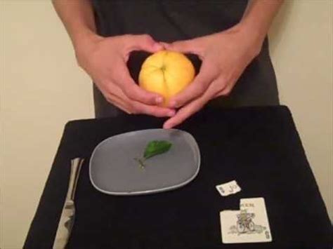 Lemon Trick Performed by David Blaine Explained - Card Tricks