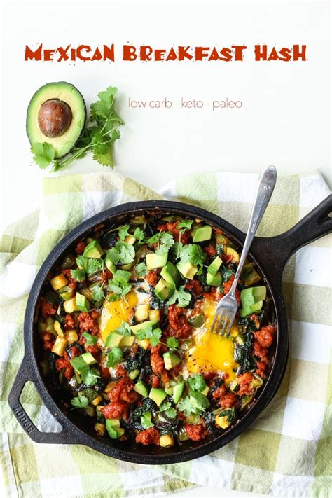 Keto Mexican Breakfast Hash The Ketodiet Blog