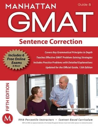 Gmat Sentence Correction Guide By Manhattan Gmat Goodreads