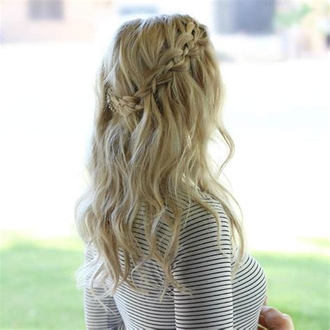 20 Pretty Cute Waterfall Hairstyles For Girls Beauty Home