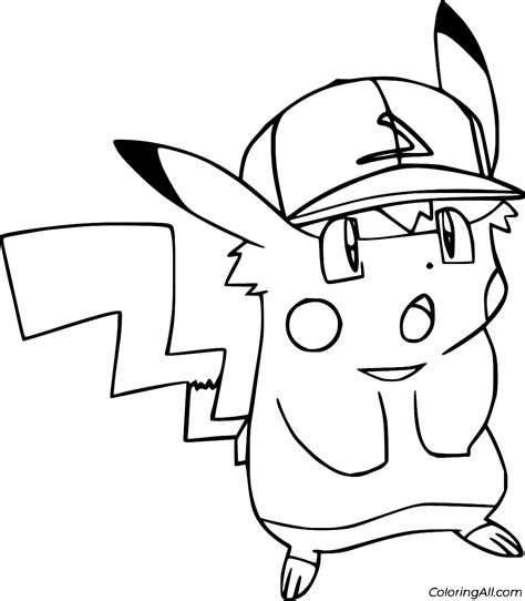 Pikachu Coloring Pages 35 Free Printables Coloringall