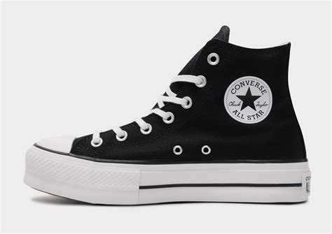 Black Converse All Star Lift High Womens Jd Sports