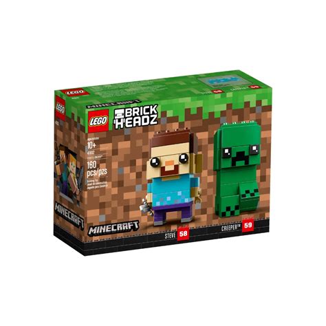 BrickMonster Lego 41612 Minecraft Steve Creeper Brickheadz