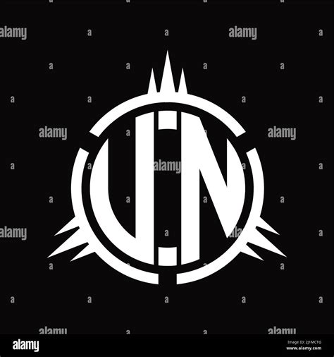 Un Logo Isolated Stock Vector Images Alamy