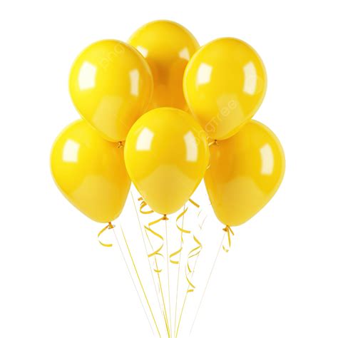 Yellow Balloon Birthday Party Yellow Balloon Party Balloons Png