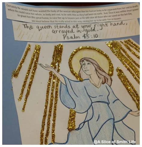 Assumption Craft Assumption Of Mary Catholic Homeschool Mary