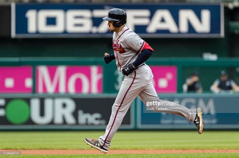 Adam Duvall Of The Atlanta Braves Rounds The Bases After Hitting A News Photo Getty Images