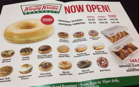 Krispy Kreme Menu Price List Singapore Updated 2024