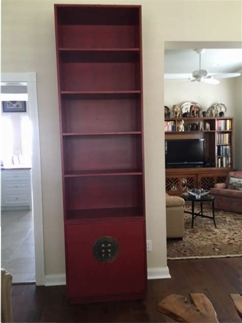 Cabinet Redo In Oriental Red Lacquer Paintscape Designs Llc