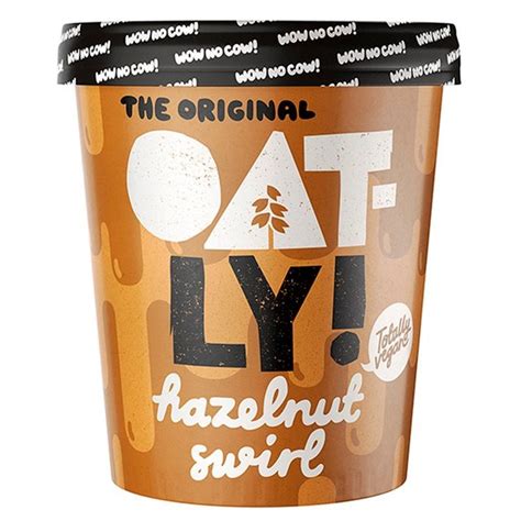 Oatly Ice Cream Hazelnut Swirl Ocado