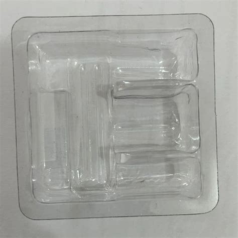 PET Rectanglular Pvc Blister Packaging Tray Thickness 0 5 Mm At Rs