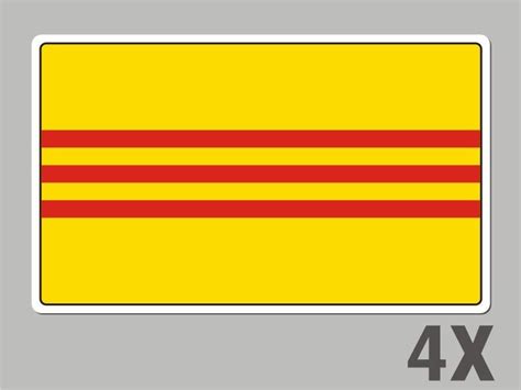 4 Vietnam Stickers Flag Decal Bumper Car Bike Emblem Vinyl Fl073 Ebay