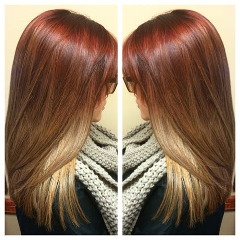 Copper Mahogany Blonde Hair Color Melodi Kilpatrick