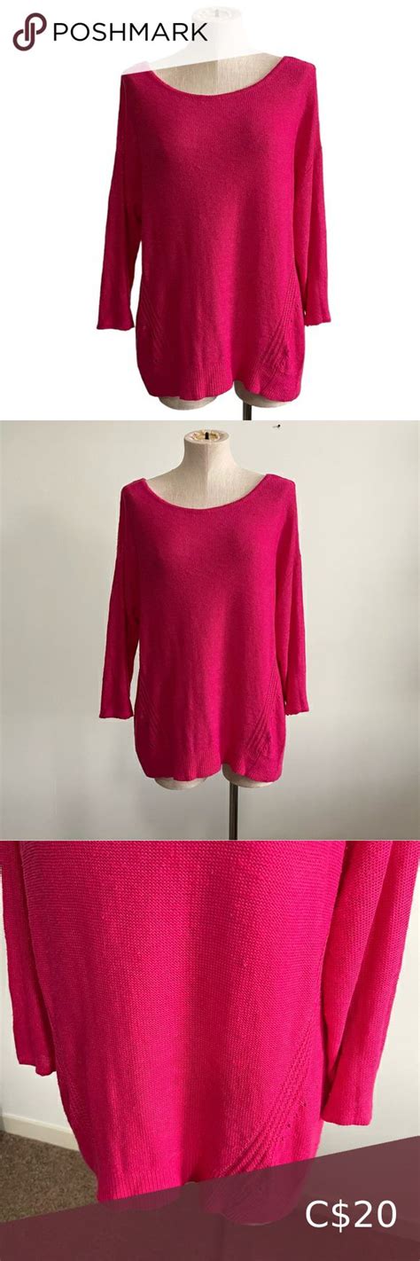 By Anthropologie Pink Oversized Sweater Pink Oversized Sweater Lovely