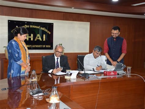 Nhai And Digital India Corporation Signs An Mou