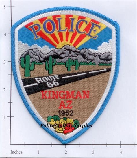 Arizona Kingman Police Dept Patch Police And Fire Surplus