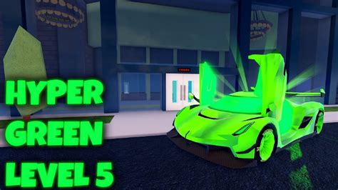 GETTING HYPERGREEN LEVEL 5 IN ROBLOX JAILBREAK YouTube