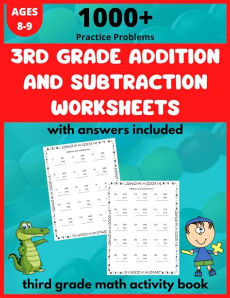 3rd Grade Addition And Subtraction Worksheets 1000 Practice Worksheets Library