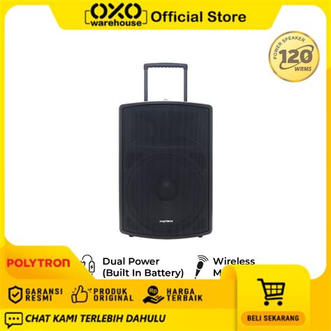 Jual POLYTRON Professional Speaker PAS PRO 15F3 Portable Bluetooth