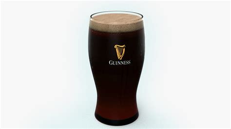 Glass Of Guinness 3d Model Turbosquid 2164641