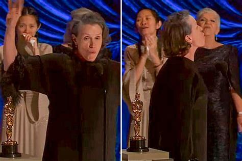 Oscars 2021: Frances McDormand HOWLS onstage in tribute to late friend ...