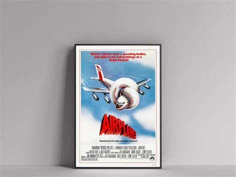 Airplane 1980 11x17 Movie Film POSTER robert Hays, Julie Hagerty - Etsy