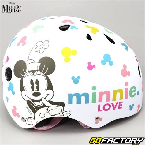 Casque V Lo Enfant Minnie Mouse Blanc Quipement Jeune Cycliste