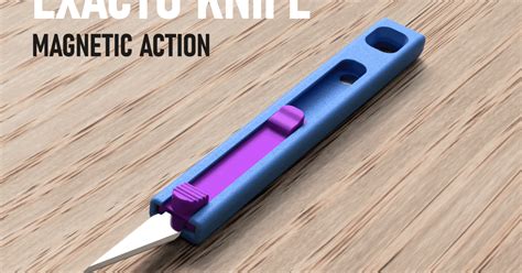 Exacto Knife Magnetic By Sabre Design Download Free Stl Model