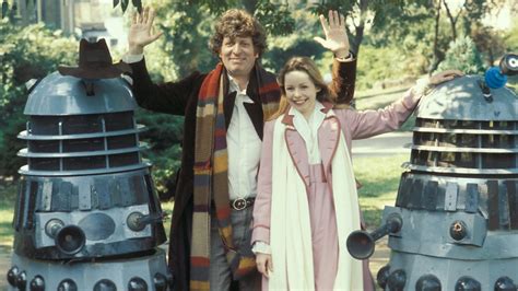 Bbc One A Publicity Shot For Destiny Of The Daleks 1979 Doctor