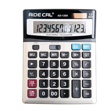 Calculadora electrónica de 12 dígitos para oficina 2 piezas estándar