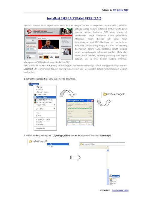 Pdf Installasi Cms Balitbang Versi Dokumen Tips