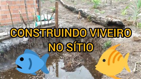 Construindo Um Viveiro Para Peixes No S Tio Youtube