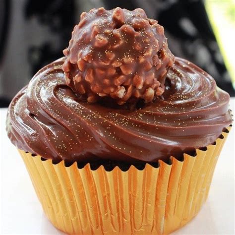 Cupcake De Nutella Ferrero Rocher Amando Cozinhar Receitas