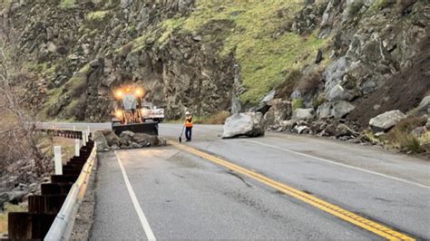 Hwy 178 Back Open Through Canyon After Rockslide Kget 17