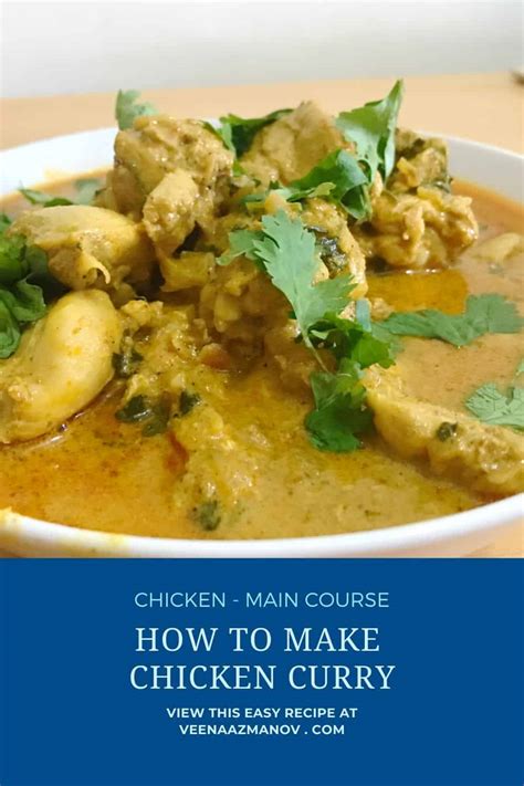 How To Make Chicken Curry In 20 Mins With Curry Powder Veena Azmanov