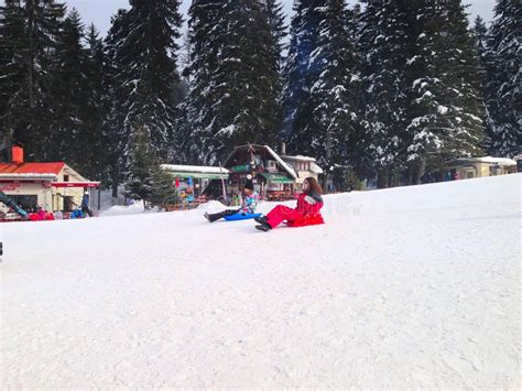 Slopes in Alpine Ski Resort Borovets, Bulgaria Editorial Image - Image ...