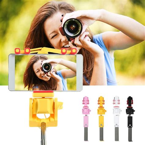 Extendable Handheld Selfie Stick Bluetooth Remote 3 In 1 ไม้เซลฟี่