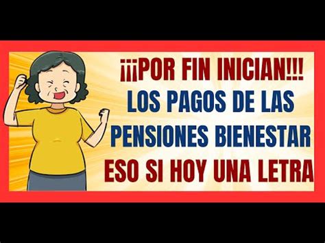 Por fin por fin ya cayo el pago de la pensión bienestar para adultos